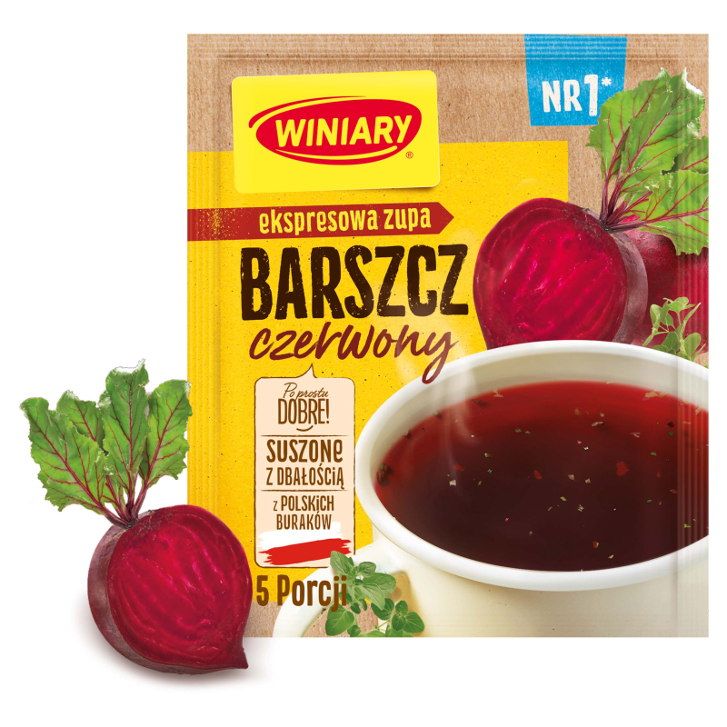 Barszcz czerwony ekspesowy (na 5 porcji)