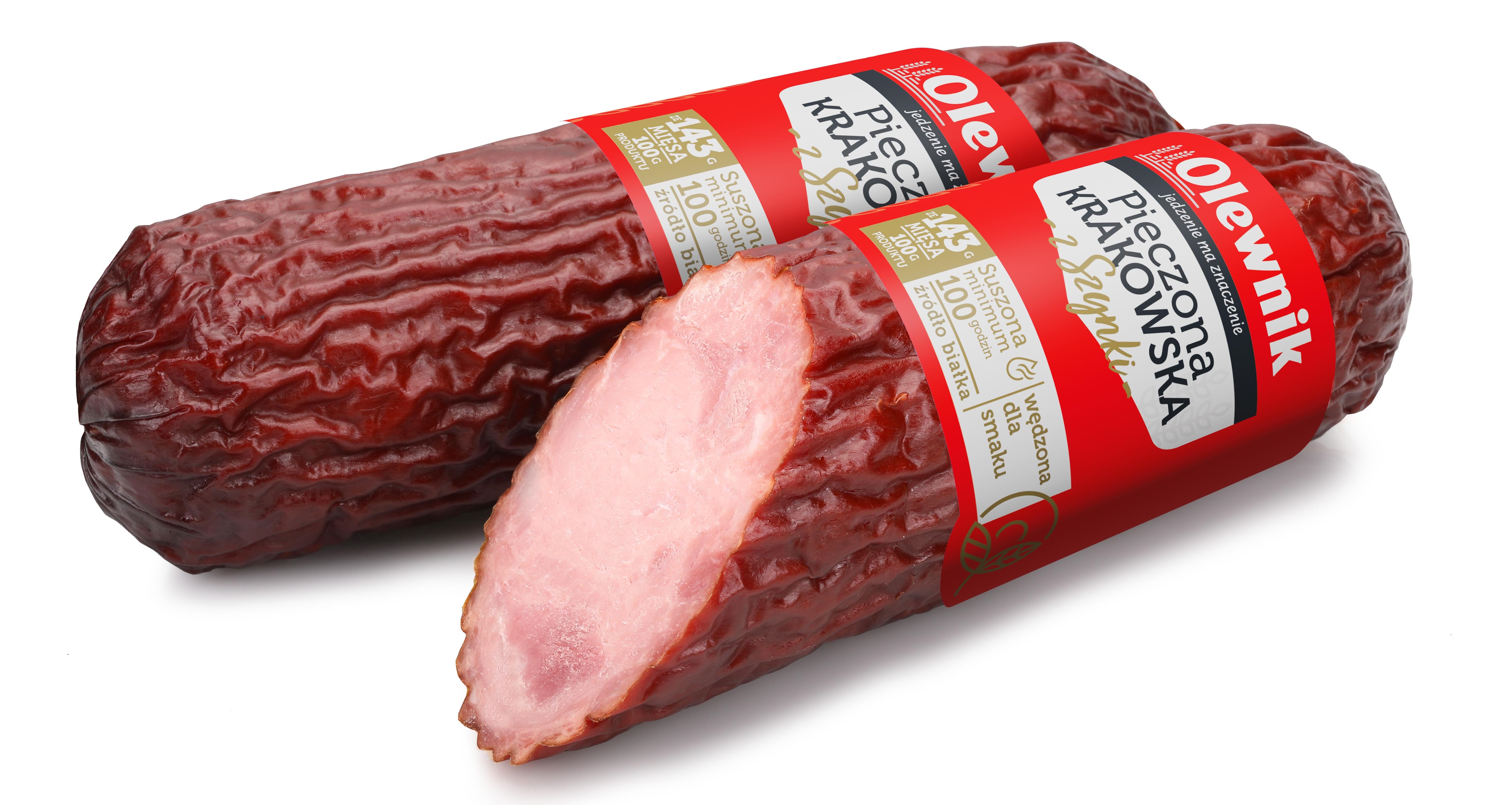 Kiełbasa krakowska pieczona sucha plasterki (120g-180g)