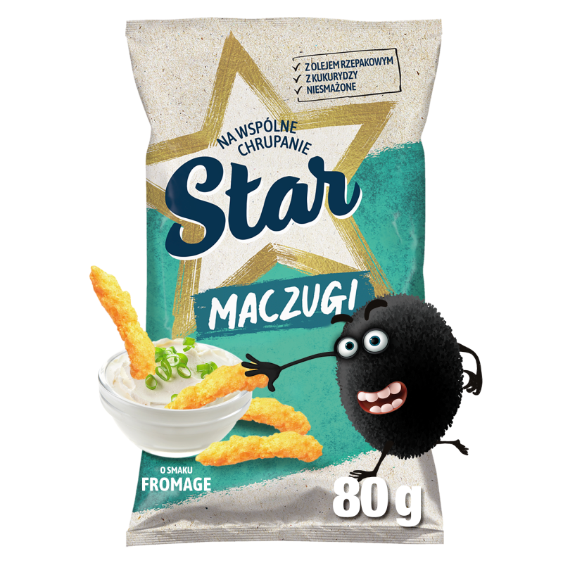 Maczugi Chrupki kukurydziane o smaku fromage