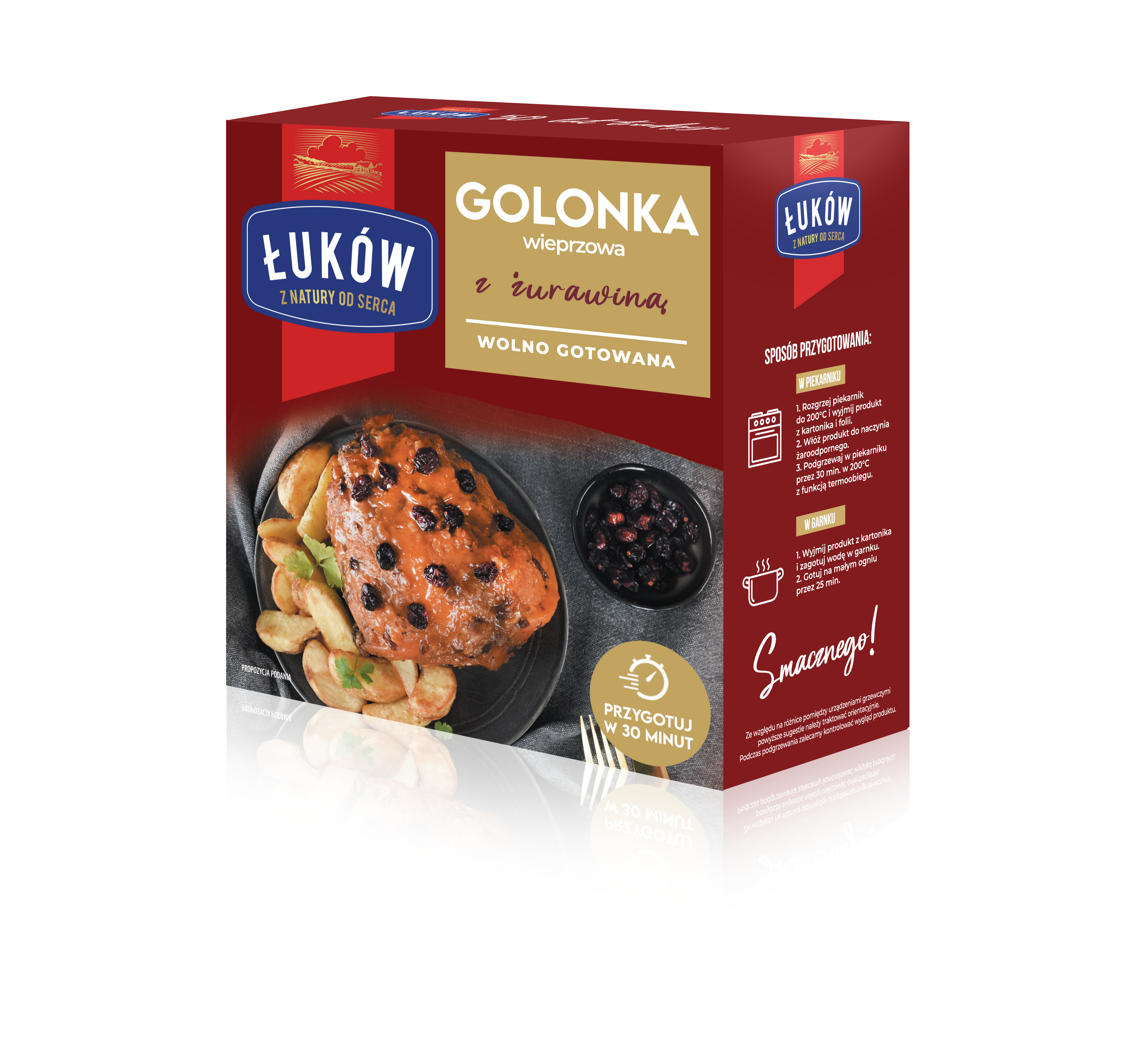 Golonka wieprzowa z żurawiną wolnogotowana (720g-1080g)