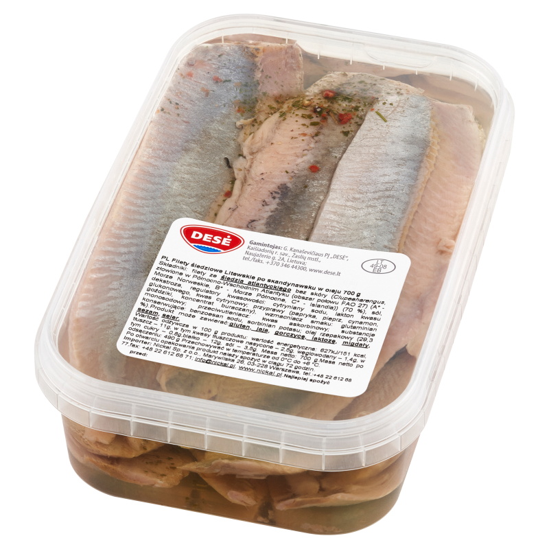 Filety śledziowe w oleju Skandynawskie