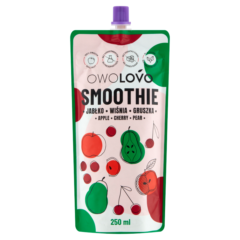 Smoothie jabłkowo-wiśniowo-gruszkowe