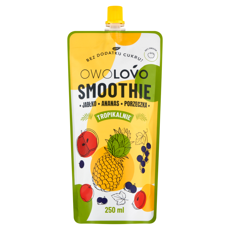 Smoothie jabłkowo-ananasowo-porzeczkowe