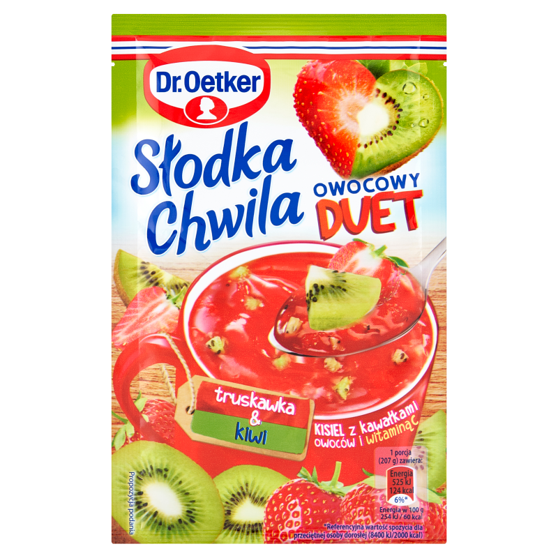 Kisiel o smaku truskawka-kiwi