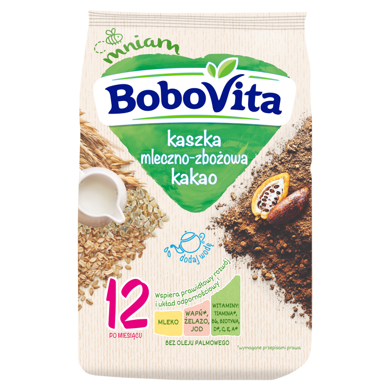 Kaszka mleczno-zbożowa kakao po 12 miesiącu