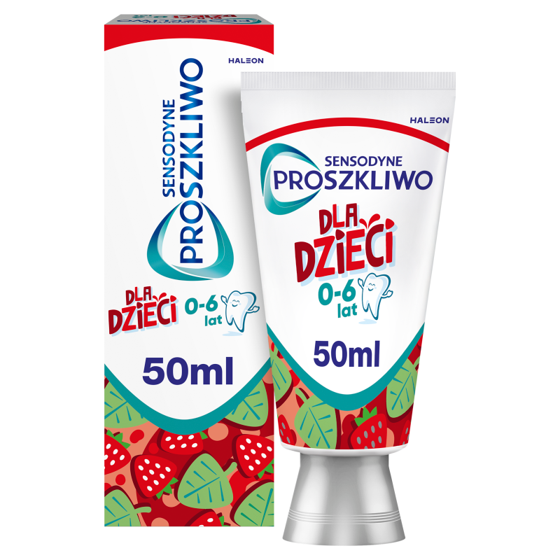 Pasta z fluorem do zębów chroniąca szkliwo do zębów mlecznych i stałych dla dzieci 0-6 lat