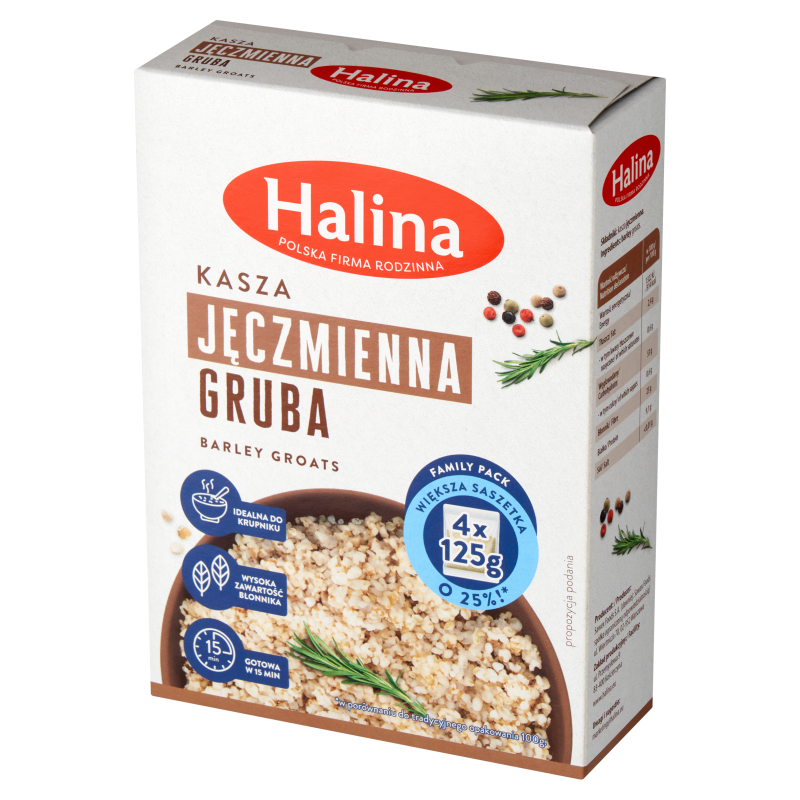 Kasza jęczmienna gruba (4x125g)