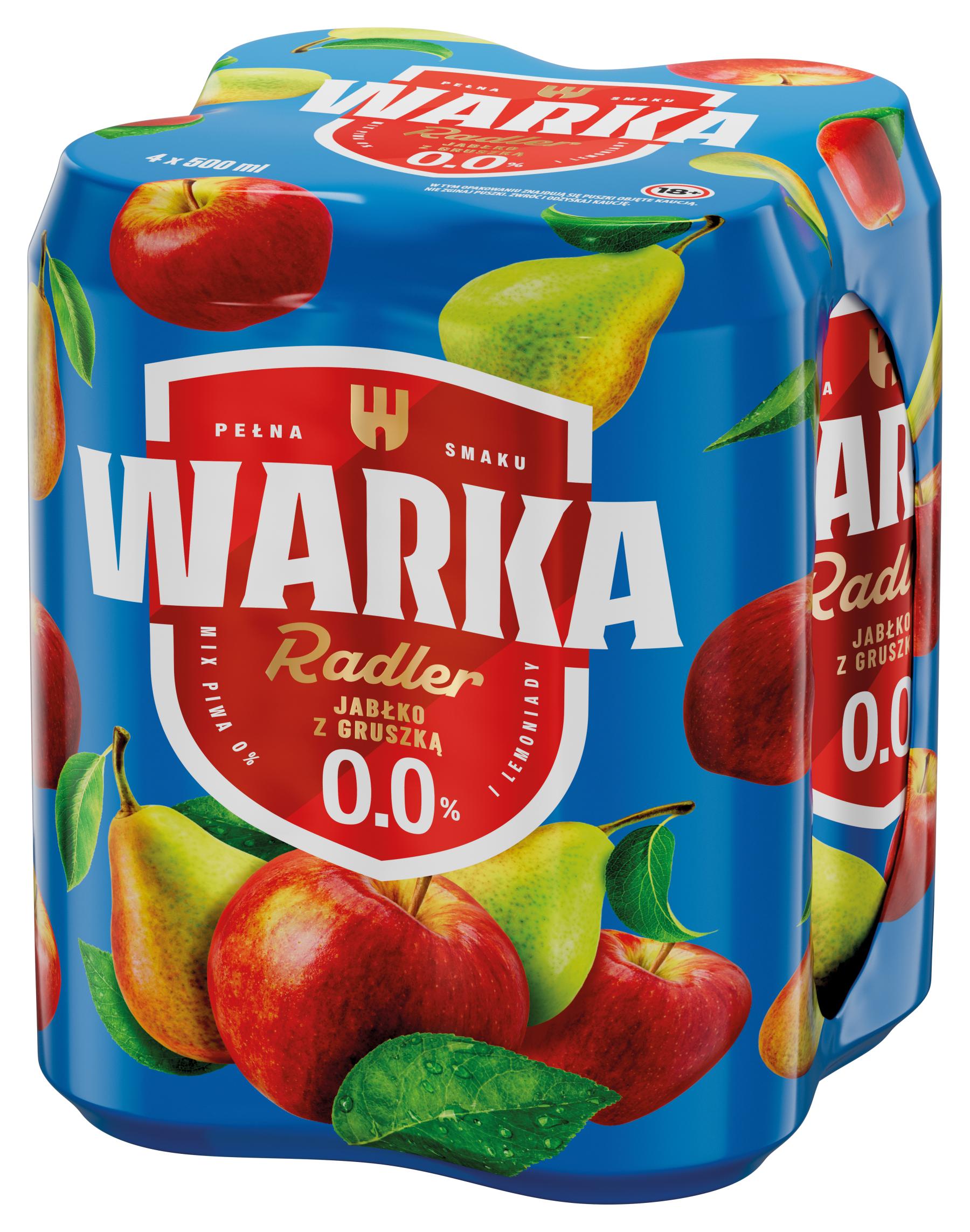 Radler Jabłko z gruszką 4x500 ml (puszka zwrotna)