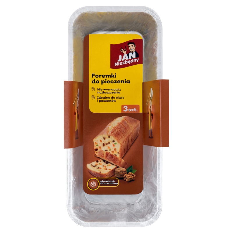 Foremka aluminiowa do pieczenia - keks, pasztet 3 szt.