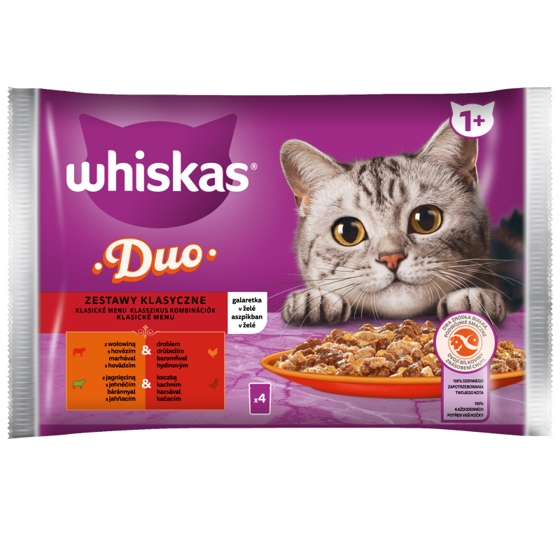 Mokra karma dla kotów - Zestawy klasyczne (4 x 85g)