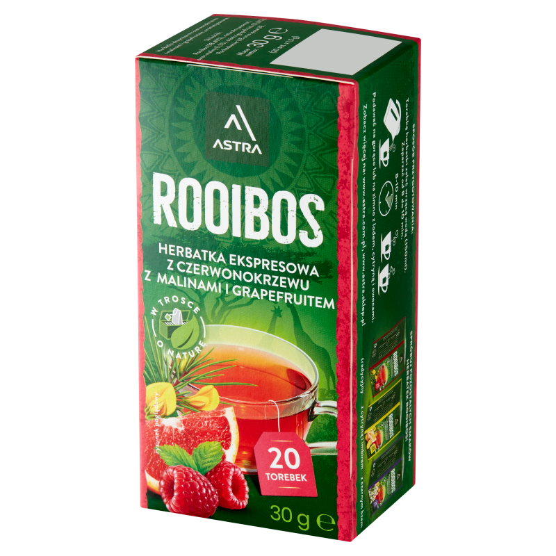 Herbatka Rooibos z malinami i grapefruitem 20 torebek