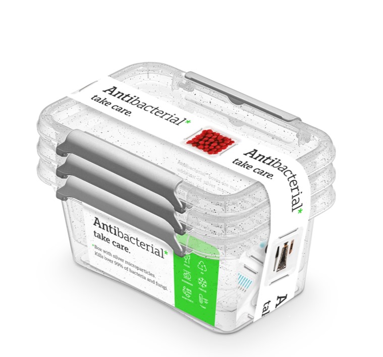 Komplet 3 sztuk pojemników do żywności 3x 500ml