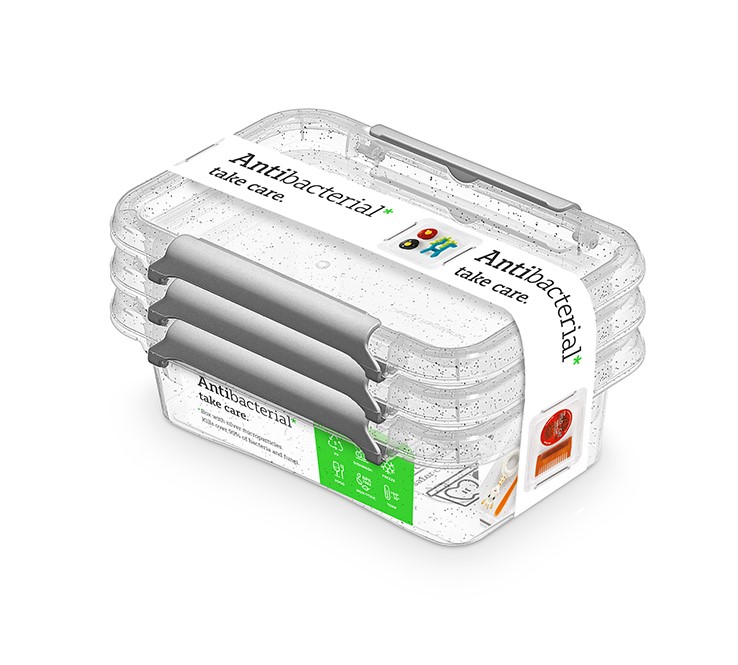 Komplet 3 sztuk pojemników do żywności 3x 350ml