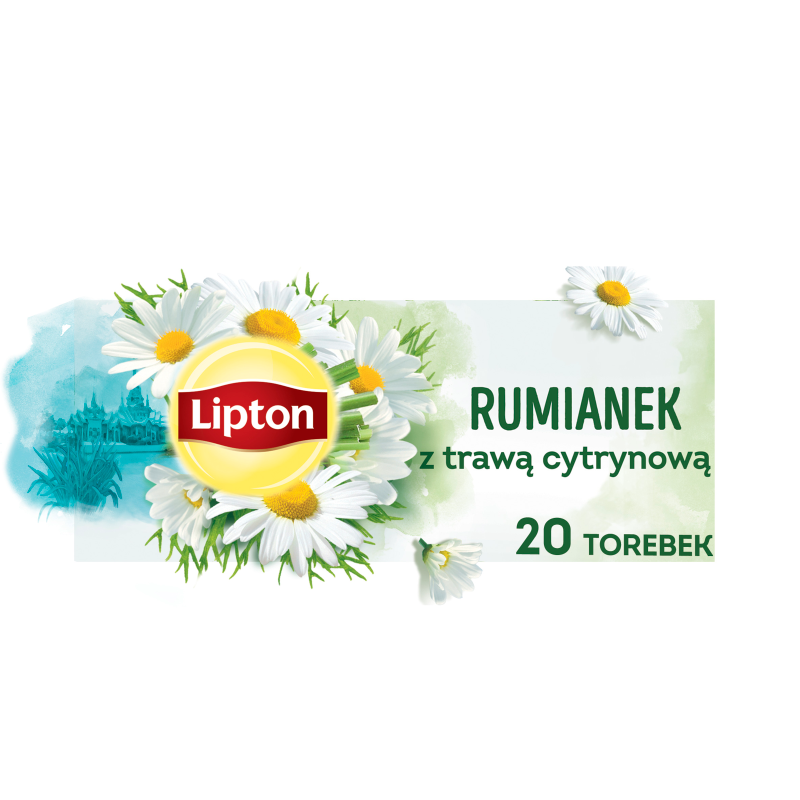 Herbatka ziołowa - rumianek z trawą cytrynową (20 tor.)