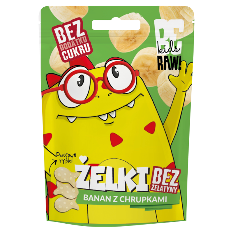 Żelki banan z chrupkami