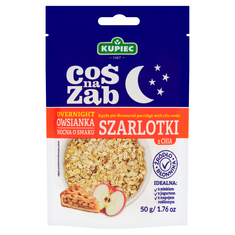 Owsianka nocna o sm. szarlotki z chia (instant)