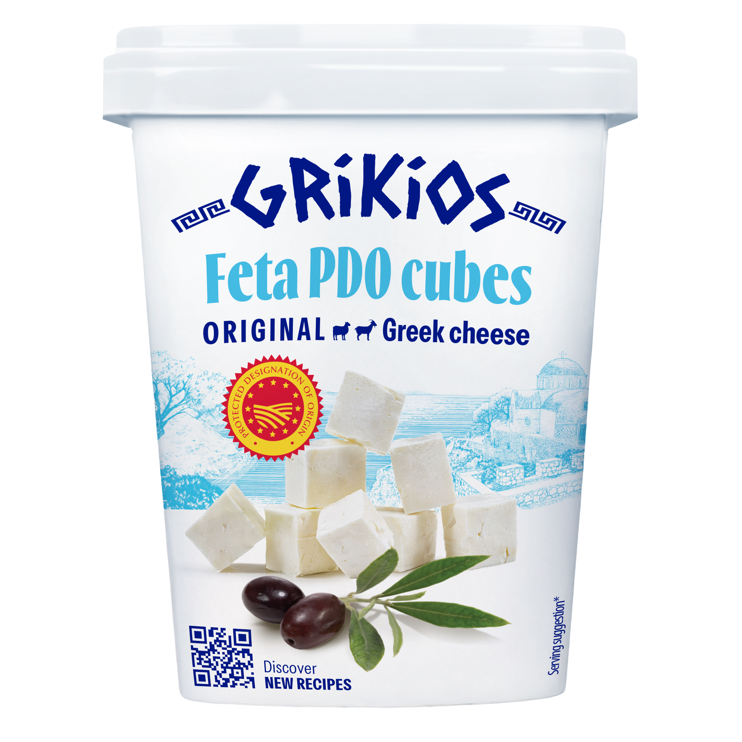 Ser feta kostki
