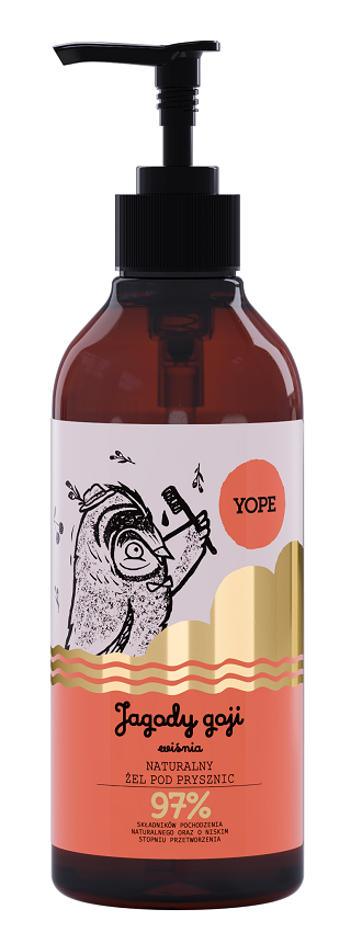 Naturalny żel pod prysznic Jagody Goji