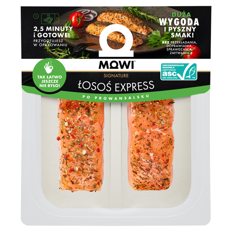 Łosoś Express po prowansalsku (2 porcje)