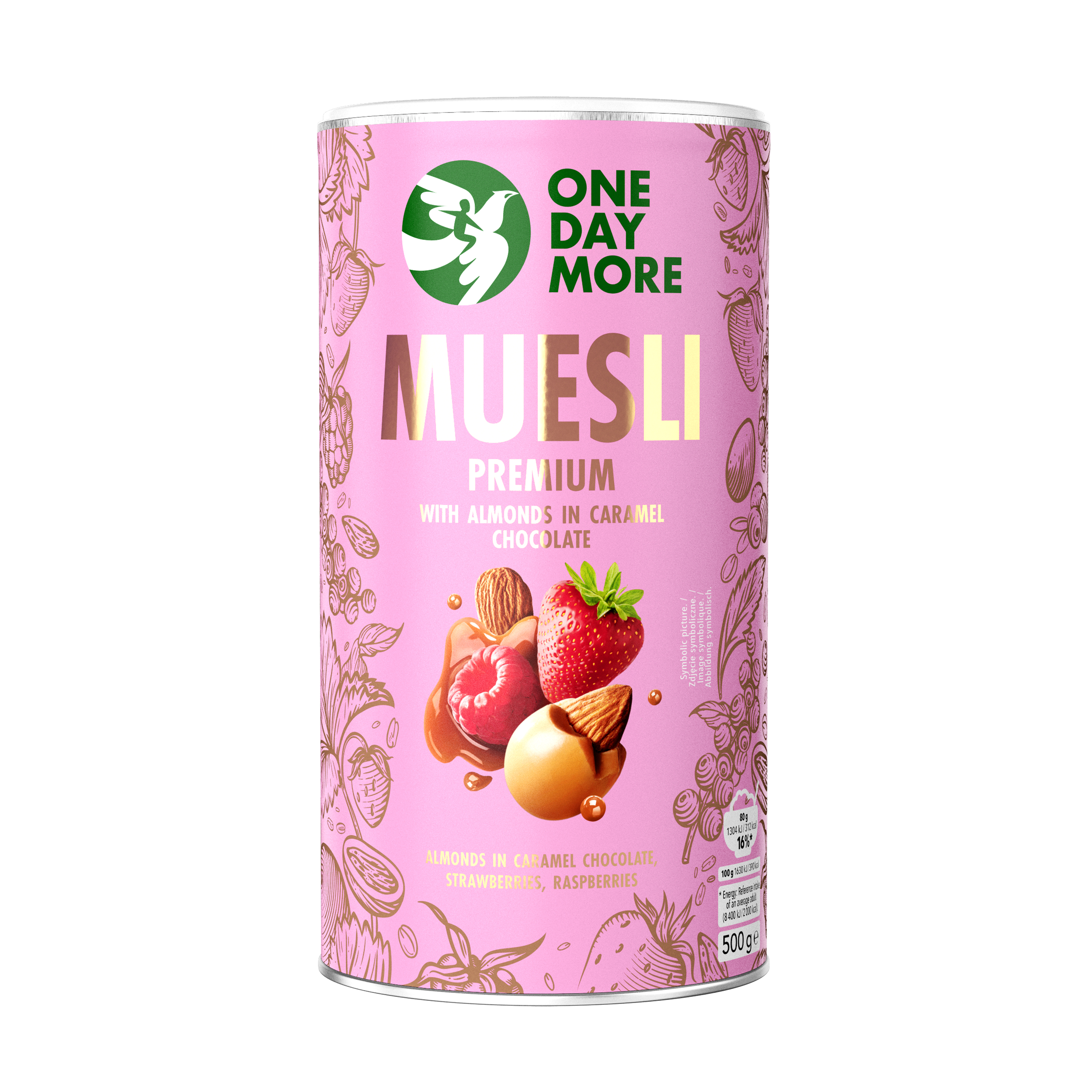 Musli Premium z migdałami w czekoladzie z karmelowej