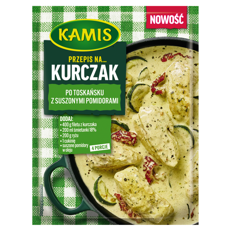 Kurczaka po toskańsku z suszonymi pomidorami