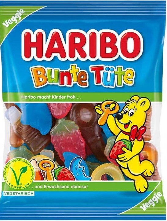 Bunte Tute Żelki owocowe mix