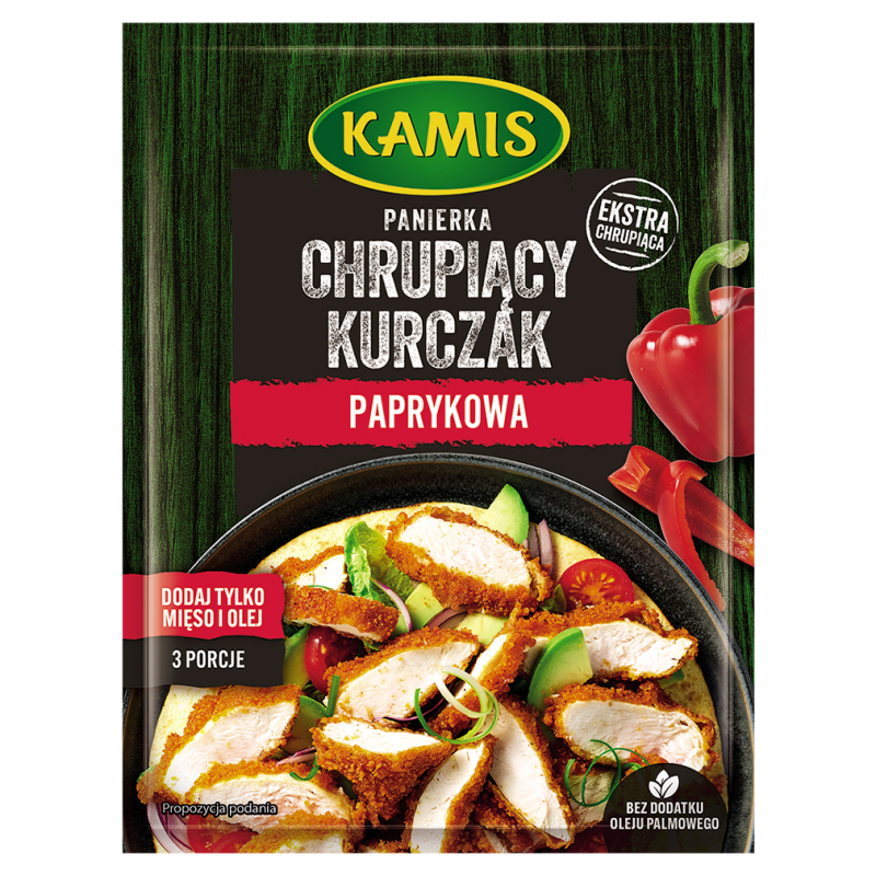 Chrupiący kurczak - panierka paprykowa