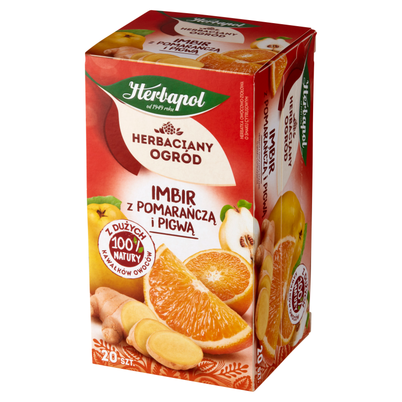 Imbir z Pomarańczą i Pigwą 20 torebek ex.