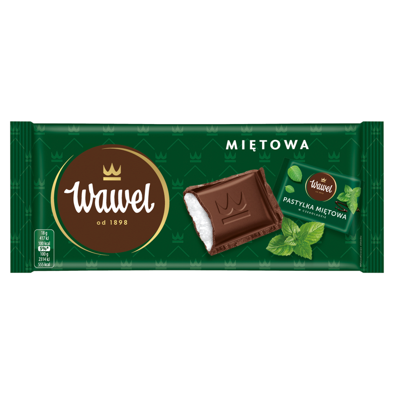 Czekolada nadziewana Miętowa