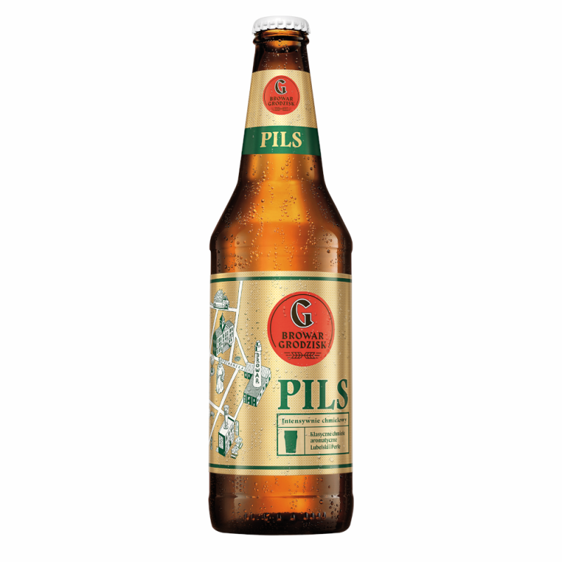 Grodziski Pils Piwo (butelka bezzwrotna)