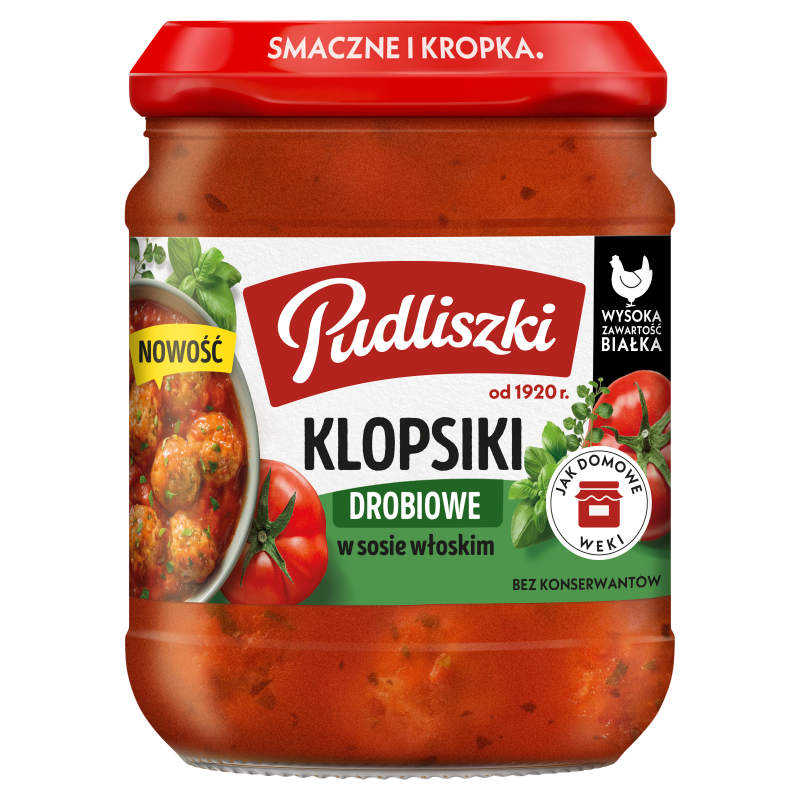Klopsiki drobiowe w sosie włoskim