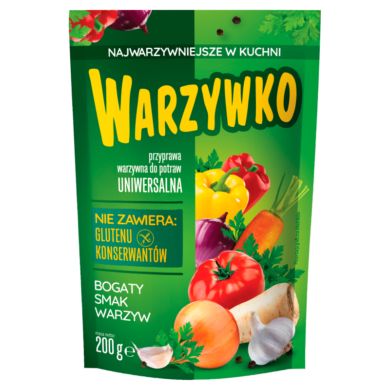 Przyprawa warzywna do potraw (uniwersalna) bezglutenowa