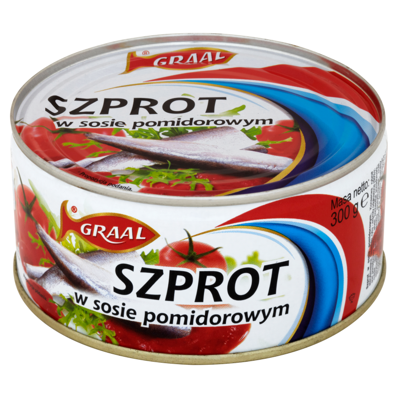 Szprot w sosie pomidorowym