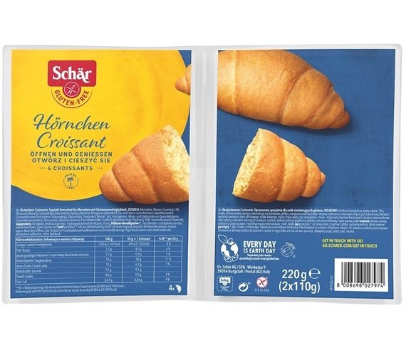 Croissants bezglutenowe 4 szt.
