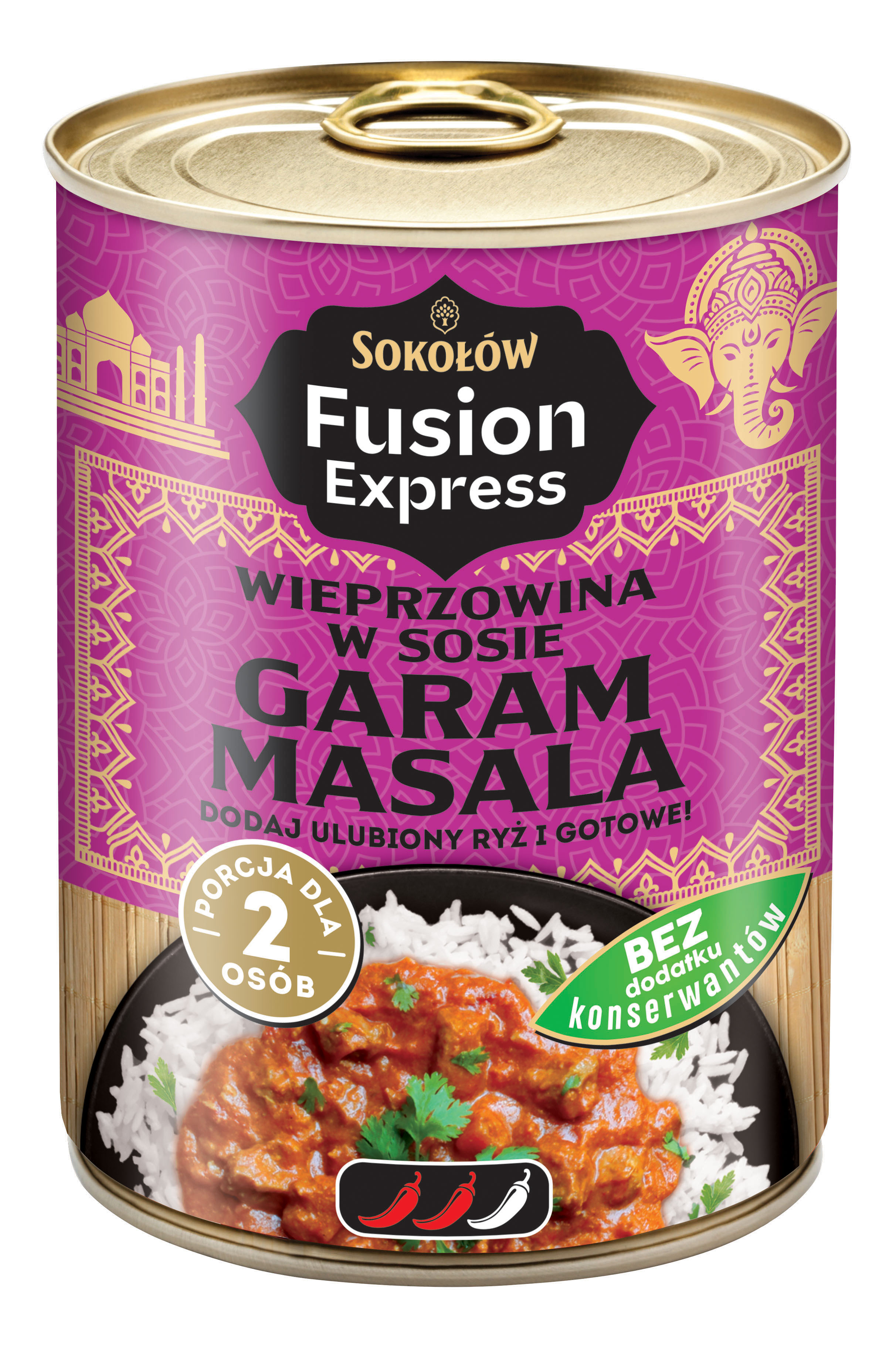 Wieprzowina w sosie garam masala