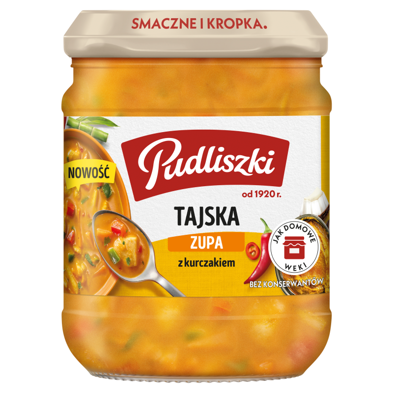 Zupa tajska z kurczakiem