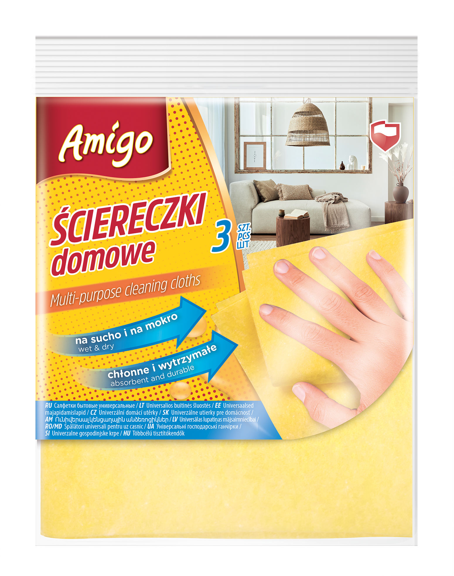 Ściereczki domowe uniwersalne 3 szt.