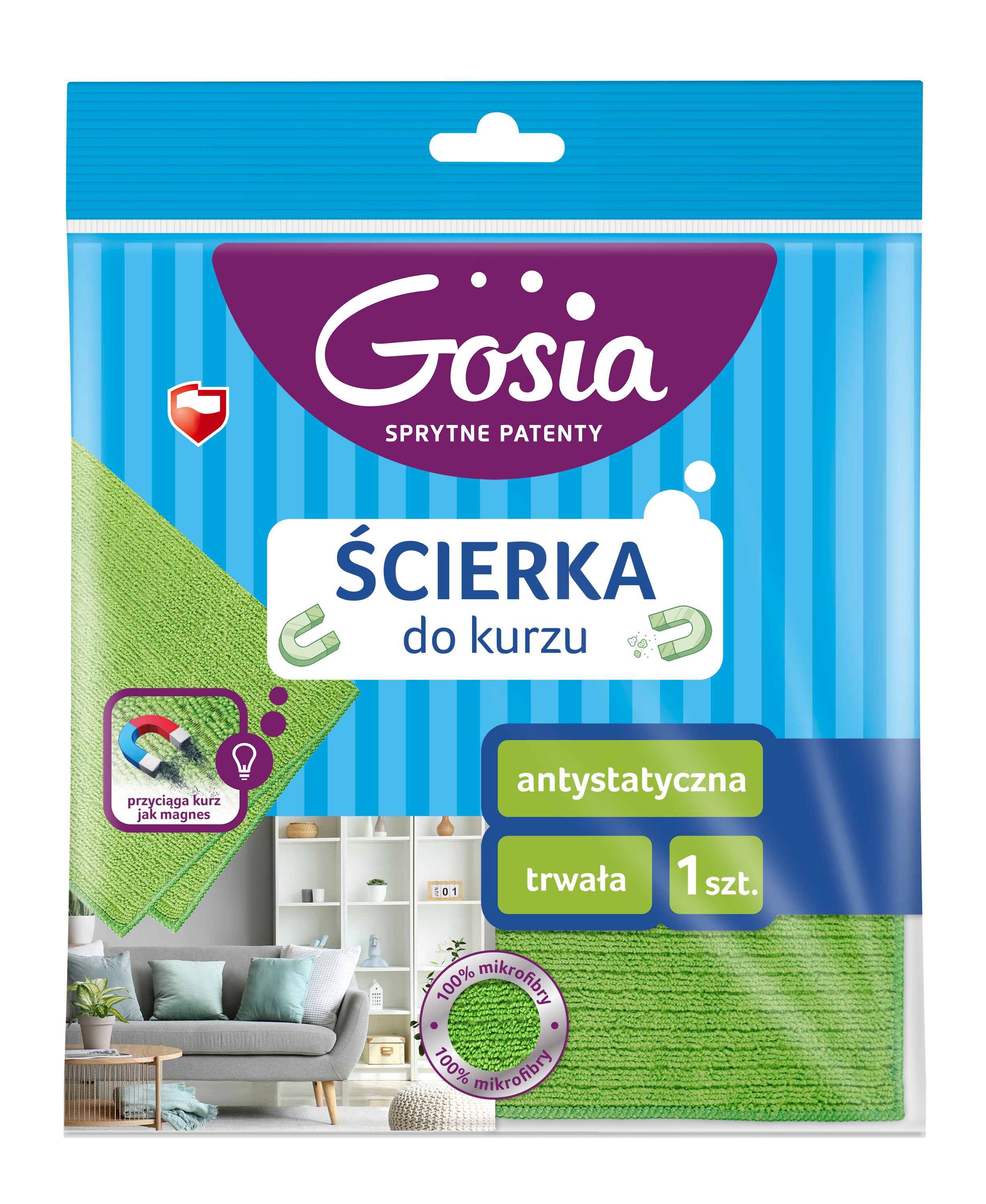 Ścierka mikrofibra do kurzu
