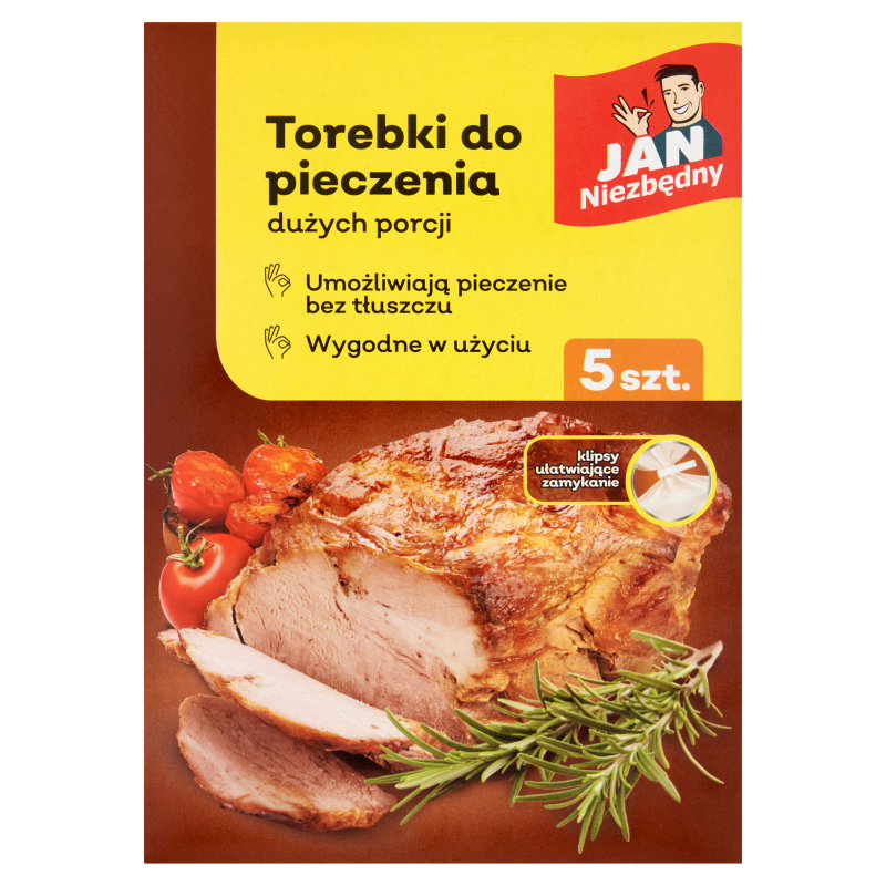 Torebki do pieczenia mięsa i warzyw 35x43cm (5szt)