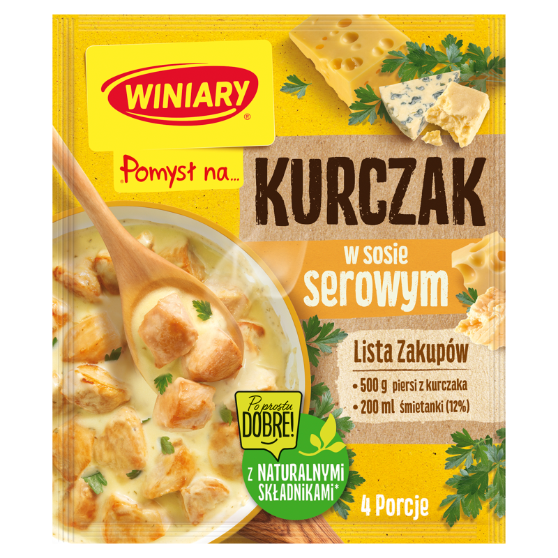 Kurczaka w sosie serowym