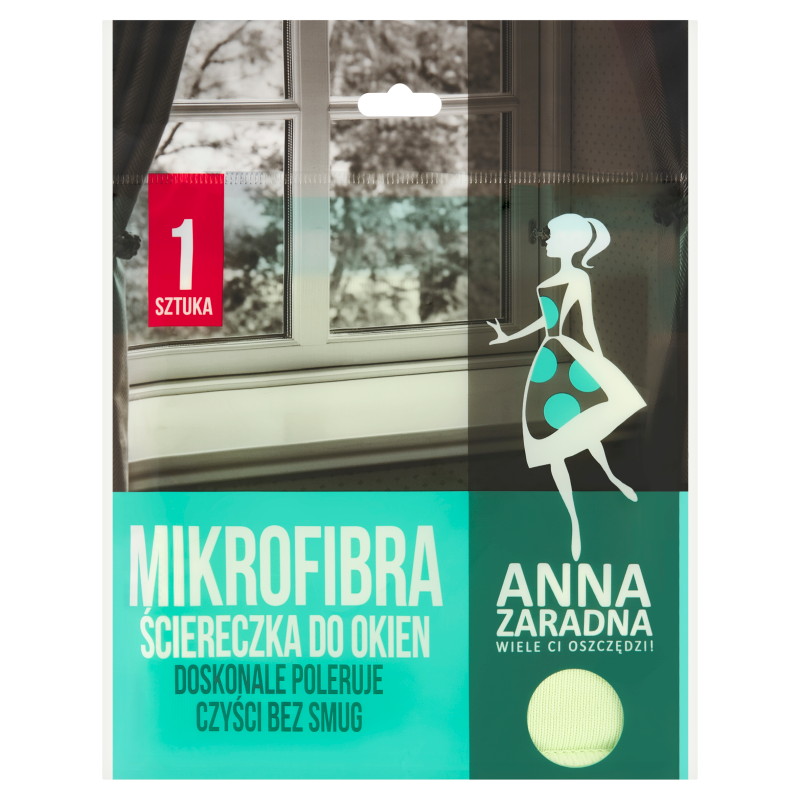 Ściereczka z mikrofibry do okien