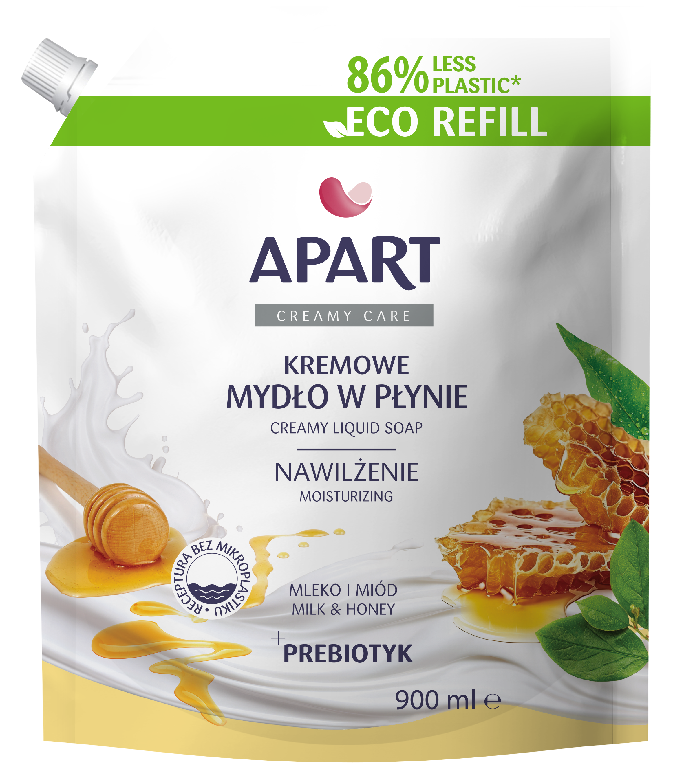 Kremowe mydło w płynie Mleko i Miód - refill