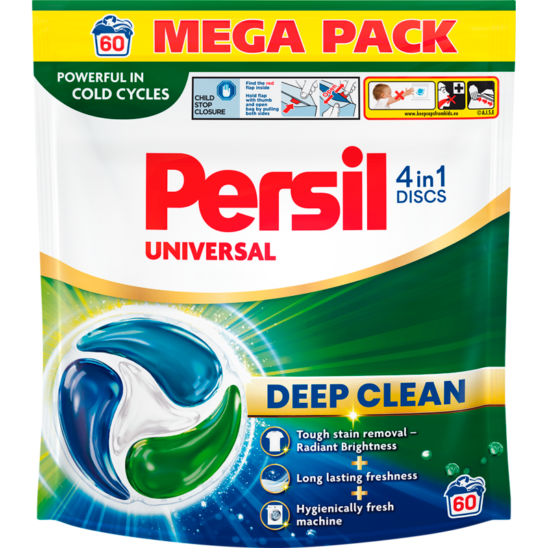 Kapsułki do prania tkanin białych Deep Clean 60 szt.
