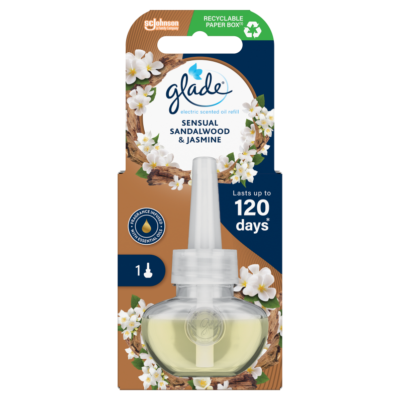 Zapas do Elektrycznego Odświeżacza powietrza Sensual Sandalwood&Jasmine 20ml