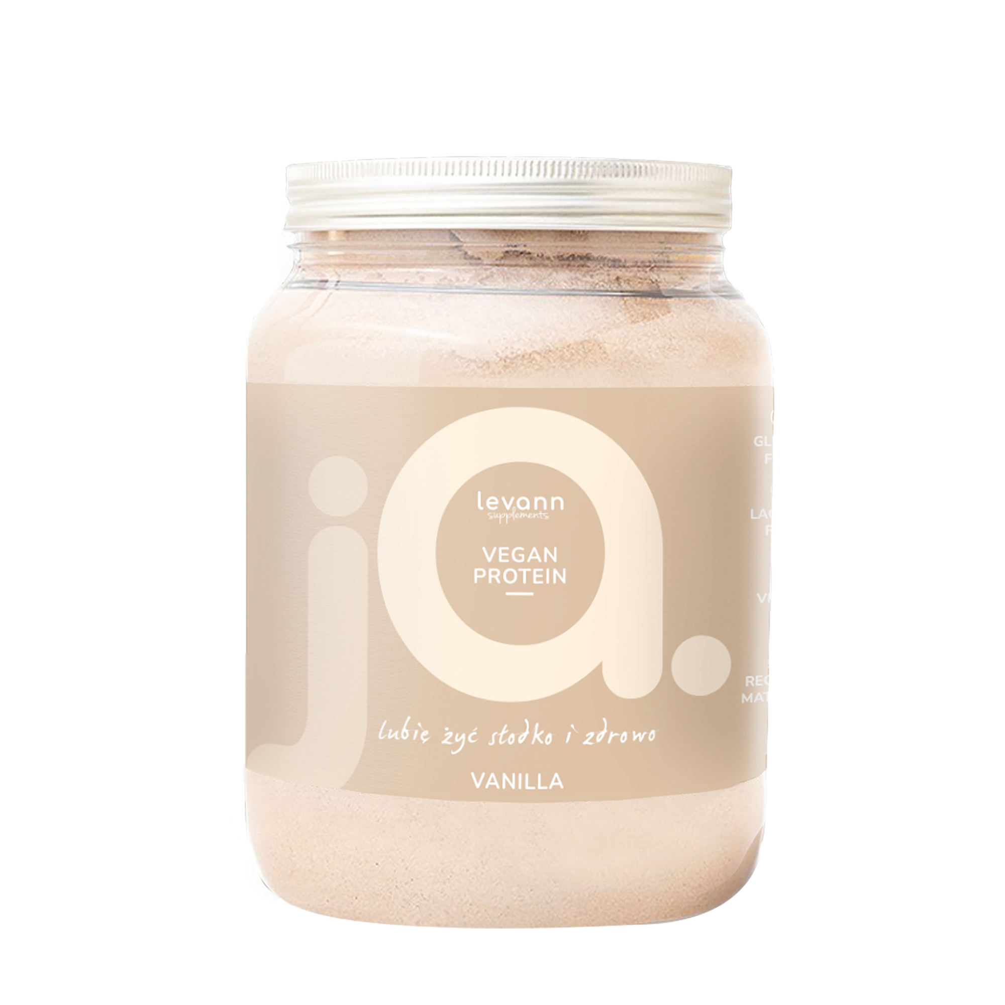 Vegan Protein - białko wegańskie o smaku waniliowym