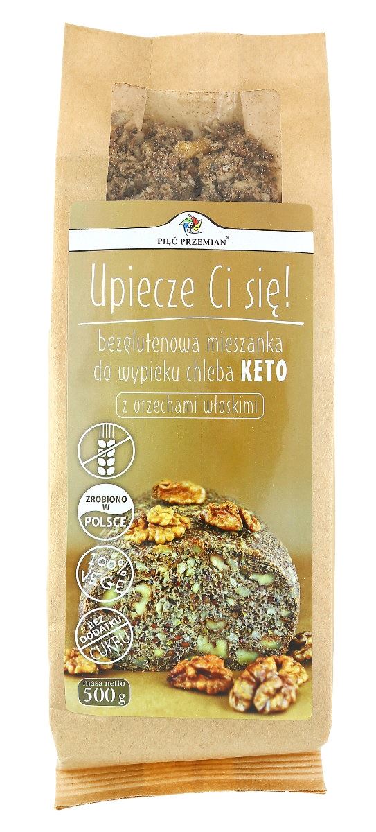 Mieszanka do wypieku KETO chleba z orzechami włoskimi bezglutenowa
