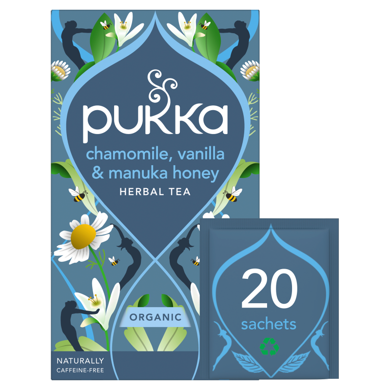 Herbata ziołowa - rumianek, wanilia i miód manuka BIO (20 tor. w kopertach)