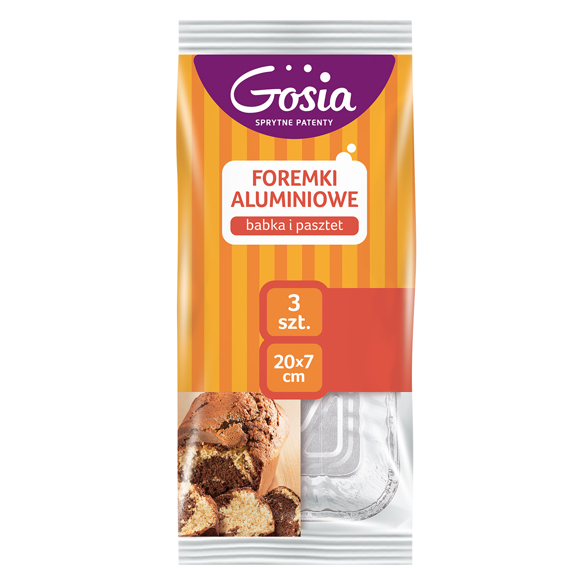 Foremki aluminiowe (babka i pasztet) 3 szt.