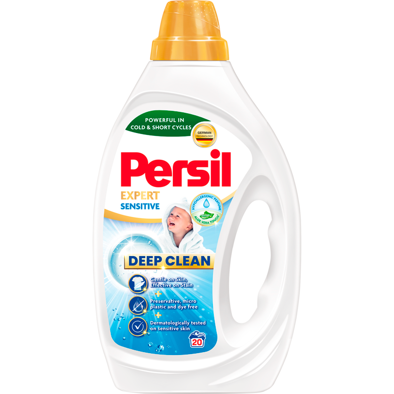 Żel do prania tkanin białych 20 prań Deep Clean Sensitive 900ml