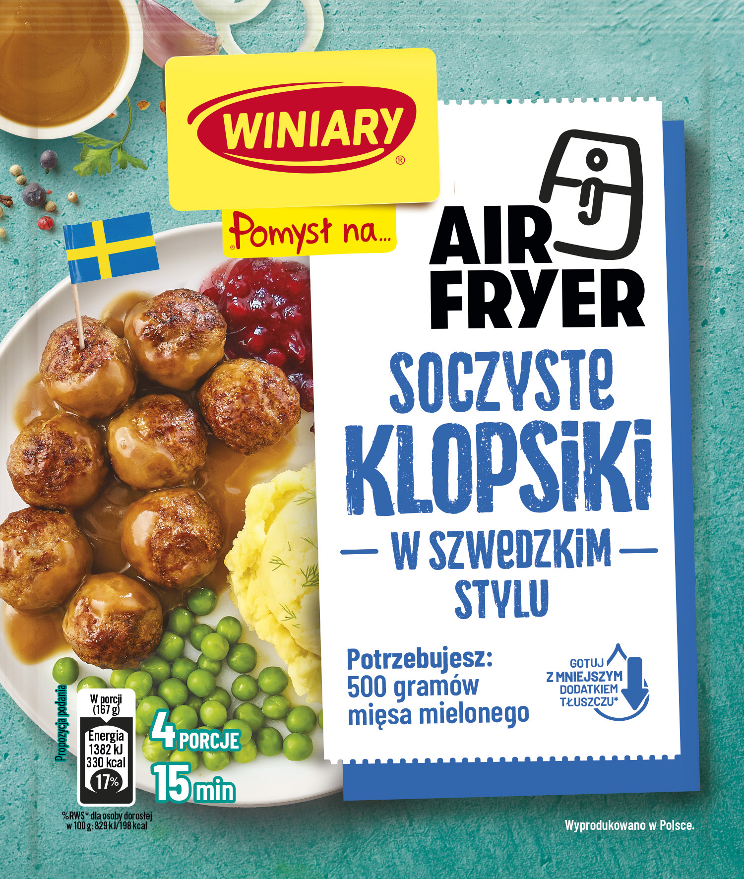 Soczyste klopsiki w szwedzkim stylu